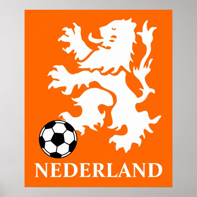Netherlands Soccer Poster (Front)