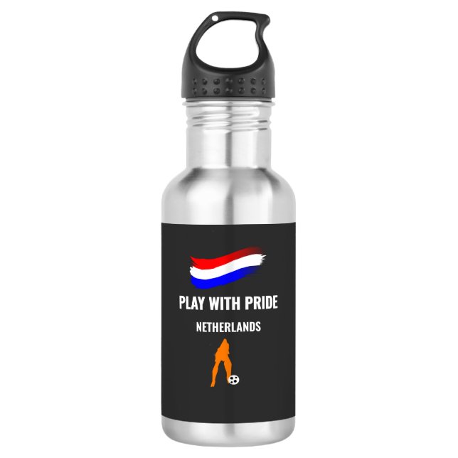 Netherlands Soccer Pride 2026 Jersey 532 Ml Water Bottle (Front)