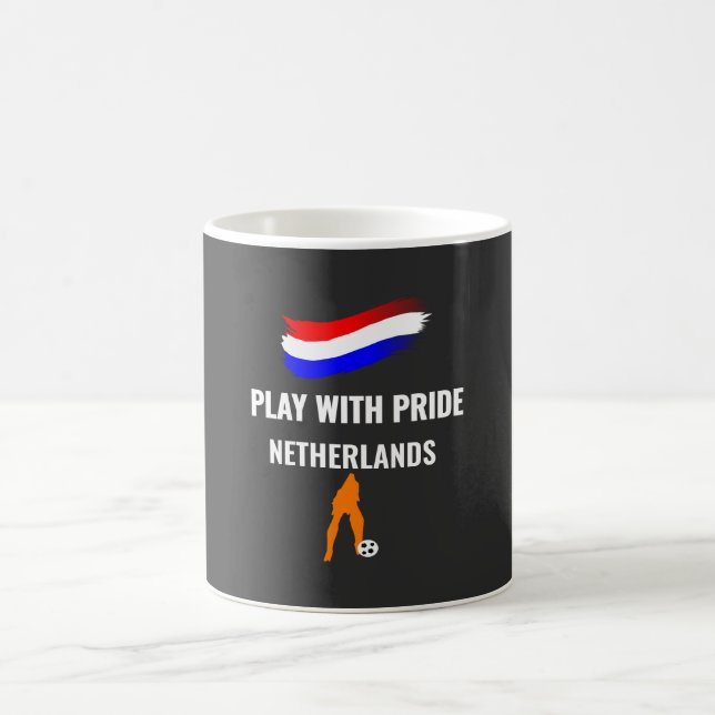 Netherlands Soccer Pride 2026 Jersey Coffee Mug (Center)