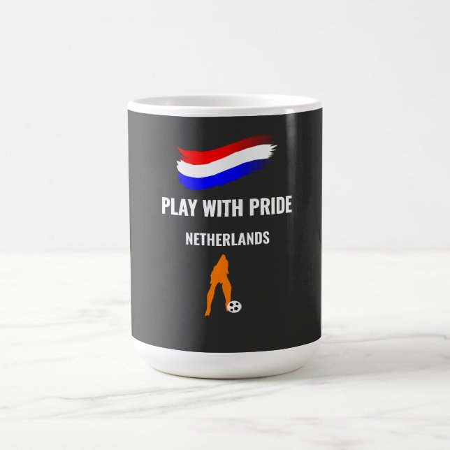 Netherlands Soccer Pride 2026 Jersey Coffee Mug (Center)