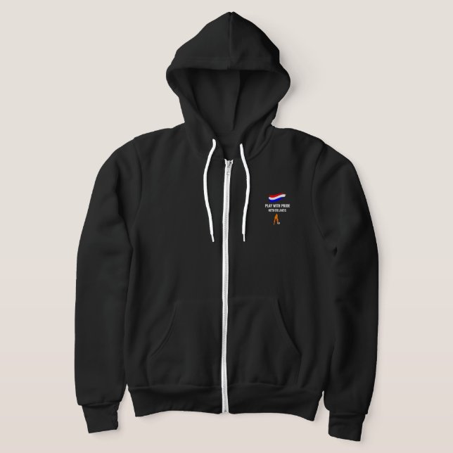 Netherlands Soccer Pride 2026 Jersey Hoodie (Laydown)
