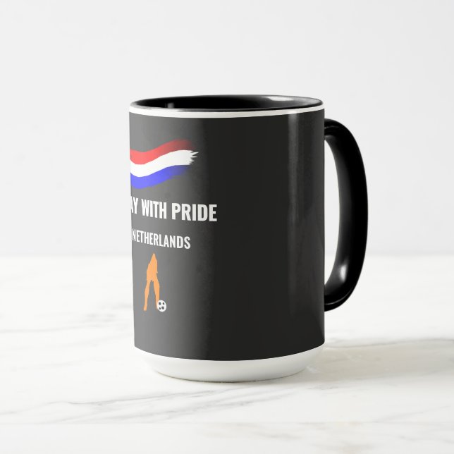 Netherlands Soccer Pride 2026 Jersey Mug (Front Right)