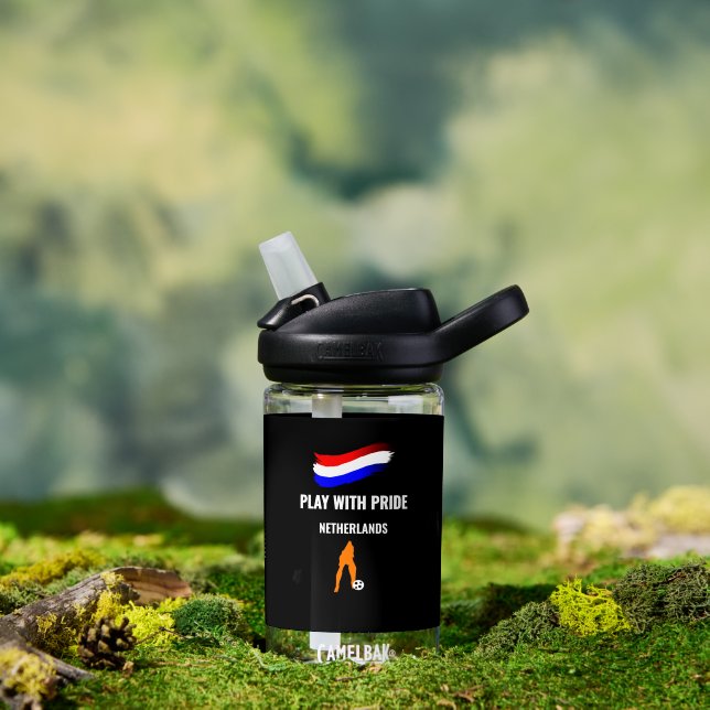 Netherlands Soccer Pride 2026 Jersey Water Bottle (Outdoor (Rotated))