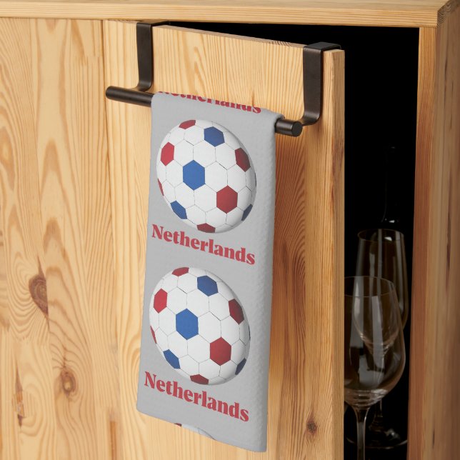 Netherlands Soccer Tea Towel (Thirds Fold)