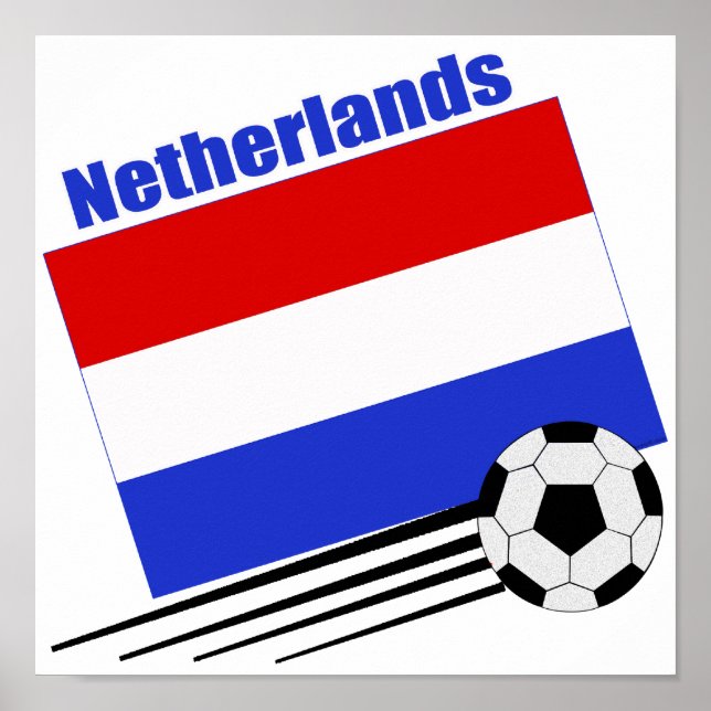 Netherlands Soccer Team Poster (Front)