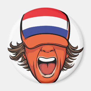 Netherlands Sports Fan Magnet