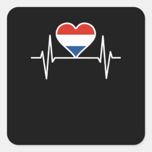 Netherlands Square Sticker