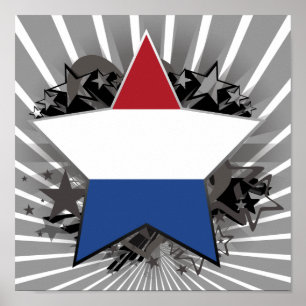 Netherlands Star Poster