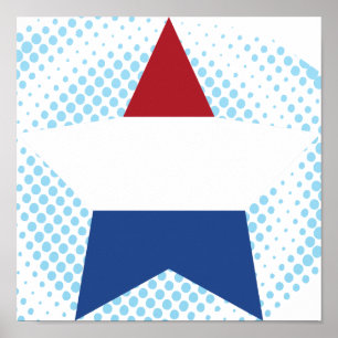 Netherlands Star Poster