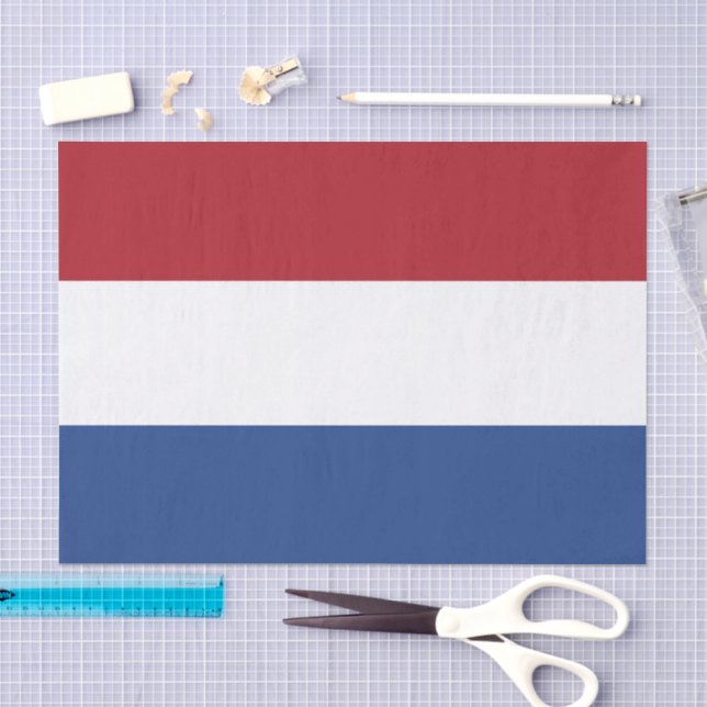 Netherlands tissue paper, Dutch Flag tissue paper (Craft)