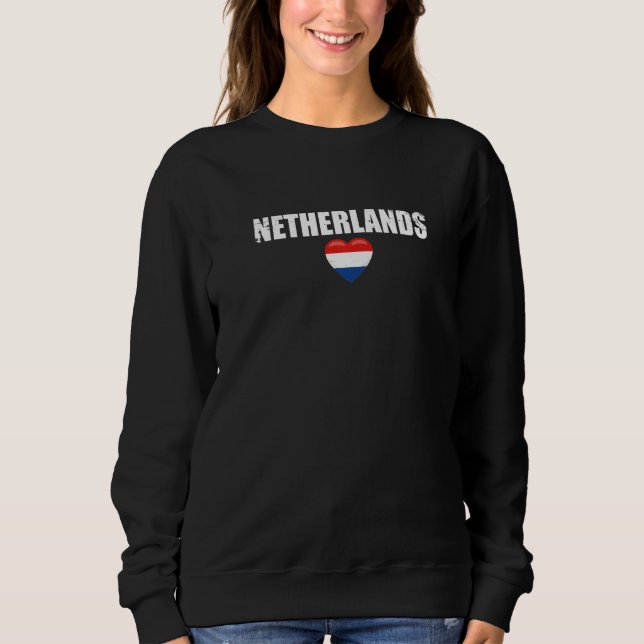 Netherlands Vintage Dutch Flag Sweatshirt (Front)