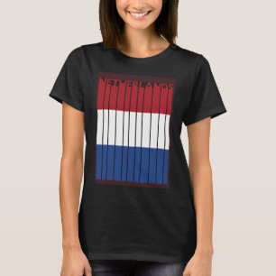 Netherlands Vintage Dutch Flag Vacation T-Shirt