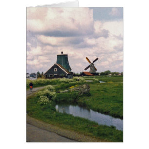 Netherlands Windmill Card