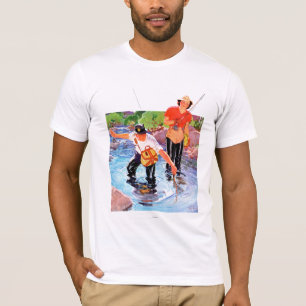 Netting A Fish by R.J. Cavaliere T-Shirt