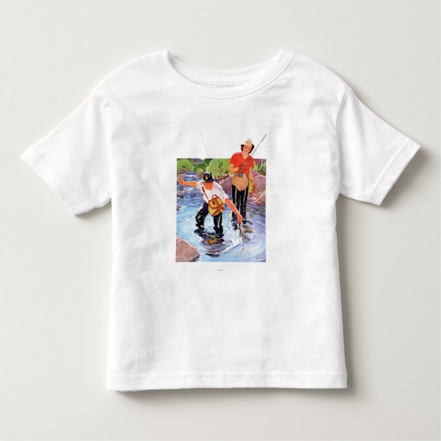 Netting A Fish by R.J. Cavaliere Toddler T-Shirt (Front)