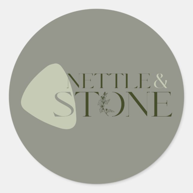 Nettle & Stone Circle Sticker (Front)