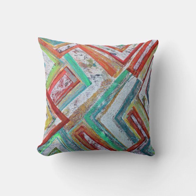 Network 16 x 16 Poly Throw Pillow (Front)