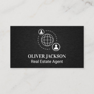 Network Communication Icon Business Card