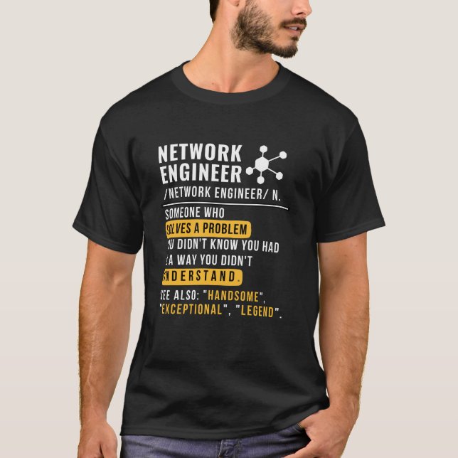 Network Engineer Definition T-Shirt (Front)