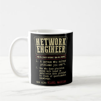Network Engineer Funny Dictionary Definition  Coffee Mug