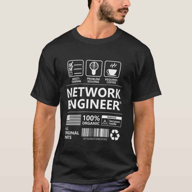 Network Engineer Funny Gift T-Shirt (Front)