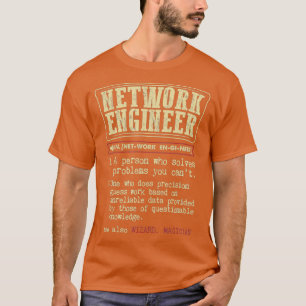 Network Engineer Gift Funny Dictionary T-Shirt