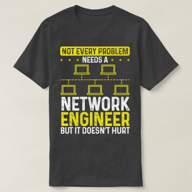 Network Engineering Server Network Engineer Tool T-Shirt (Design Front)