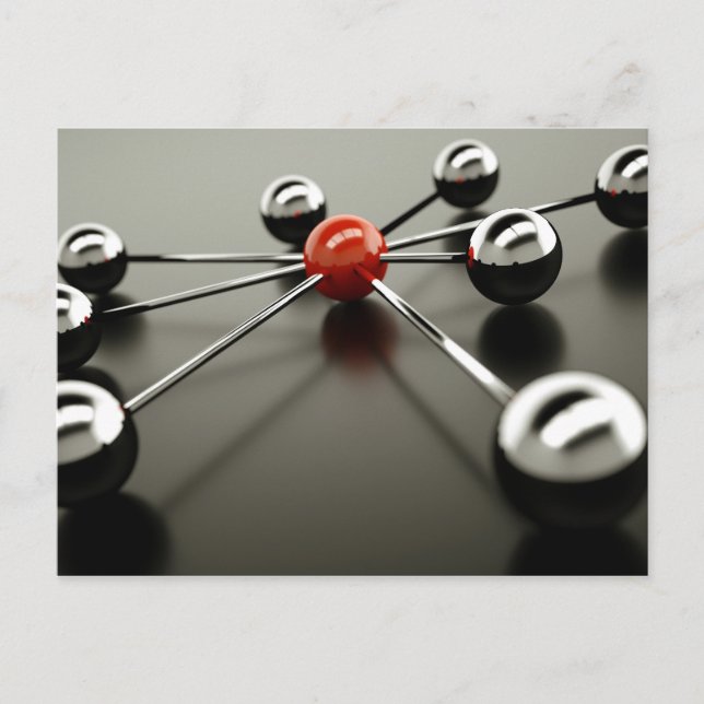 Network red postcard (Front)