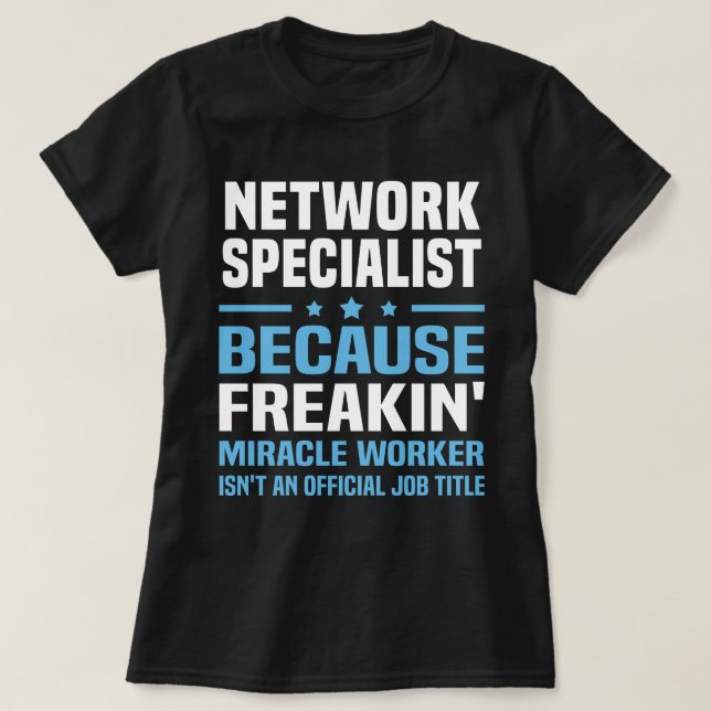 Network Specialist T-Shirt (Design Front)