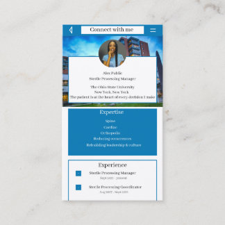 Networking business card, Linkedin Networking Card