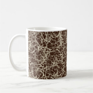 Networking Neurons on Red - seamless pattern. Coffee Mug