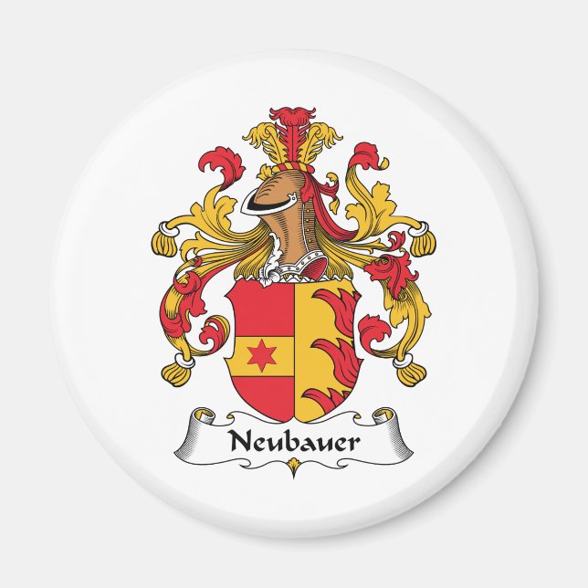 Neubauer Family Crest Magnet (Front)