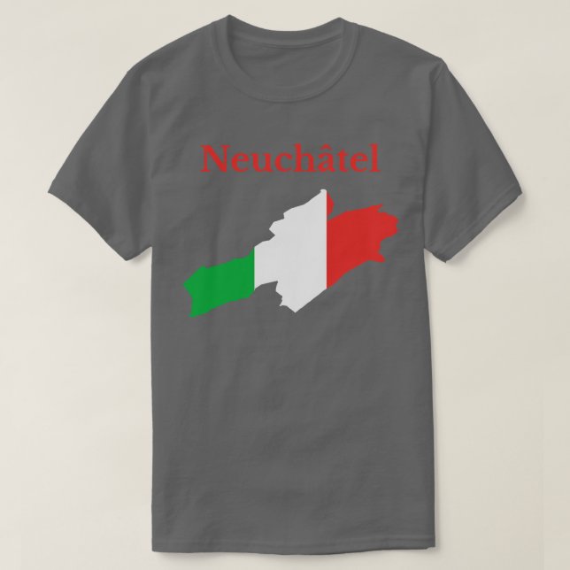 Neuchatel Canton Switzerland T-Shirt (Design Front)
