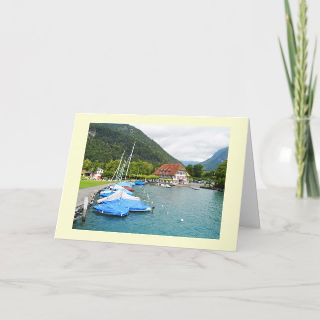 Neuhaus at Lake Thun Card (Front)