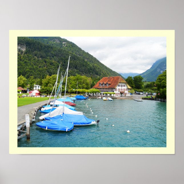 Neuhaus at Lake Thun Poster (Front)
