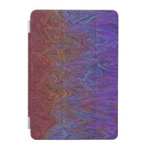 "Neural Firestorm" Abstract” Red Blue