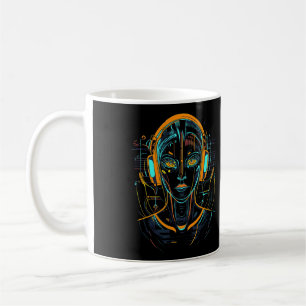 Neural Frequency Coffee Mug