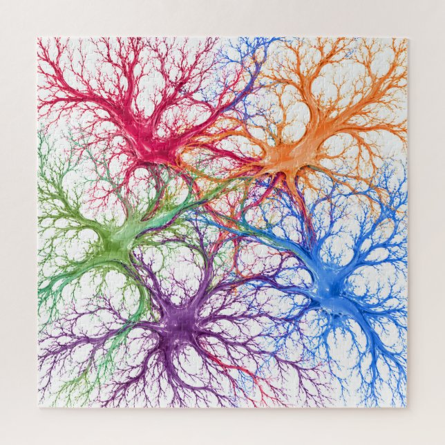 Neural Garden Jigsaw Puzzle (Vertical)