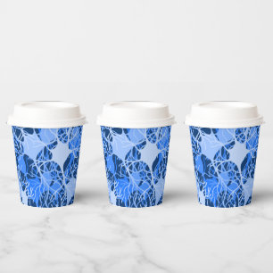 Neural Network Blue Neurons Paper cup