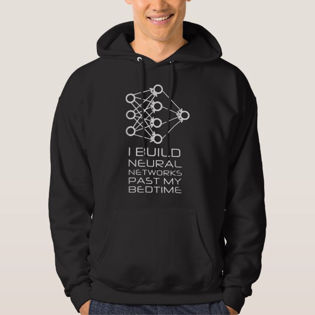Neural Network Machine Learning  Hoodie (Front)