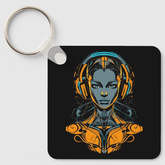Neural Override Key Ring (Front)