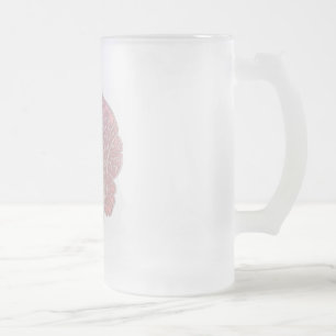 Neural Plasticity Frosted Glass Beer Mug