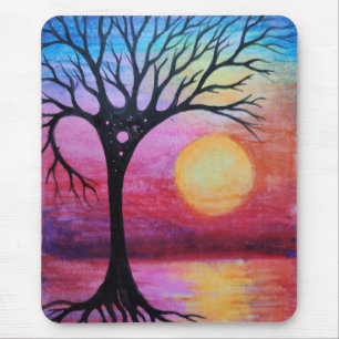 Neural tree mouse pad
