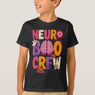 Neuro Boo Crew Halloween Anatomical Brain Anatomy  T-Shirt