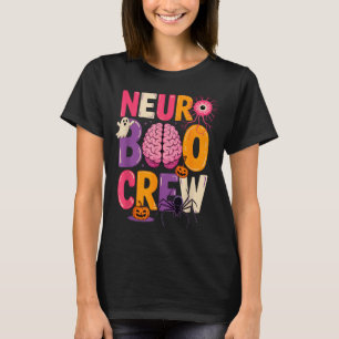 Neuro Boo Crew Halloween Anatomical Brain Anatomy  T-Shirt