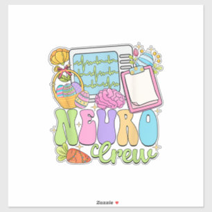 Neuro Crew Happy Easter Day Hoppy Neurology Nurse 