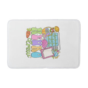 Neuro Crew Happy Easter Day Hoppy Neurology Nurse  Bath Mat