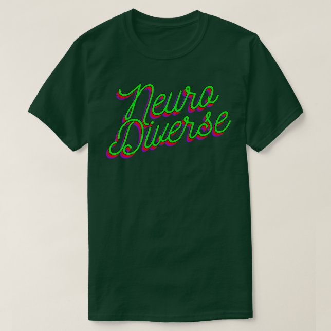 Neuro Diverse Design ADHD Premium  T-Shirt (Design Front)