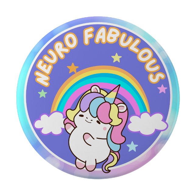 Neuro Fabulous Badge Pin Sensory Badge (Neuro Fabulous Badge Pin Sensory Badge)