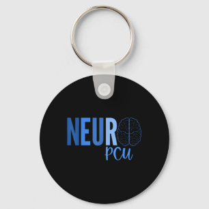Neuro Pcu Nurse Anatomy Brain Progressive Care Key Ring